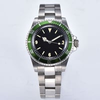 PARNIS メンズ自動巻き腕時計 サブマリーナー 39mm ヴィンテージ レトロ パーニス V13