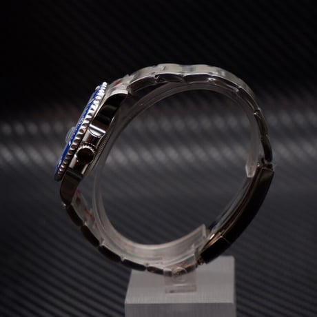 PARNIS メンズ自動巻き腕時計 サブマリーナー 40mm サファイアガラス 機械式 パーニス ブルー R29