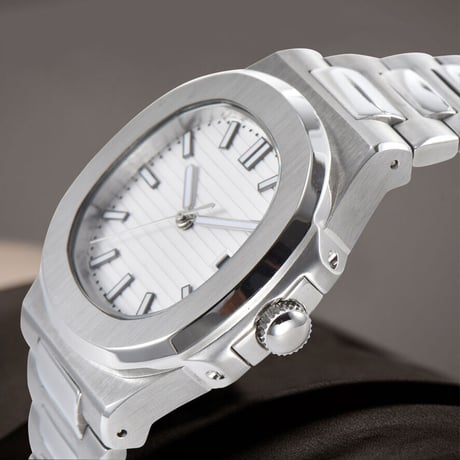 高品質ムーブメント・メンズ自動巻き腕時計 ノーチラス 40mm 希少高級ブランド PARNIS パーニス PP92