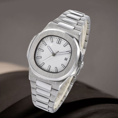 高品質ムーブメント・メンズ自動巻き腕時計 ノーチラス 40mm 希少高級ブランド PARNIS パーニス PP92