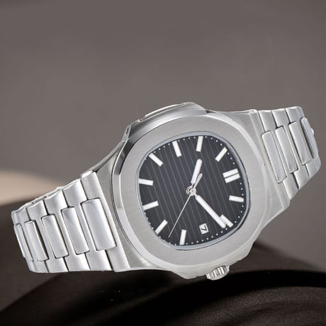 高品質ムーブメント・メンズ自動巻き腕時計 ノーチラス 40mm 希少高級ブランド PARNIS パーニス PP91