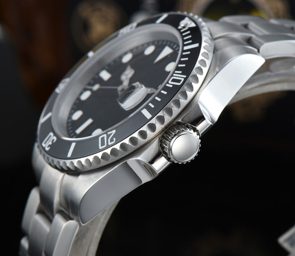 PARNIS メンズ自動巻き腕時計 サブマリーナー 40mm サファイアガラス 
