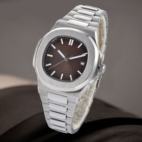 高品質ムーブメント・メンズ自動巻き腕時計 ノーチラス 40mm 希少高級ブランド PARNIS パーニス PP89