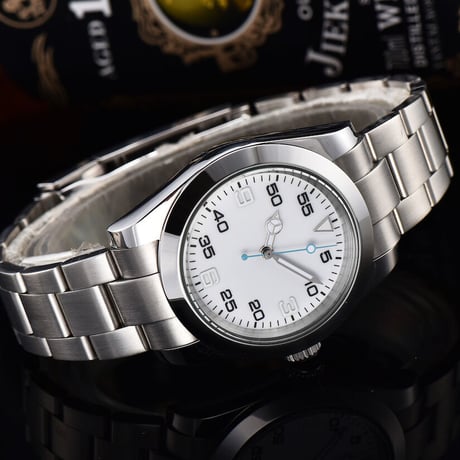 PARNIS メンズ自動巻き腕時計 エアキング 39mm サファイアクリスタル 機械式 パーニス  R94