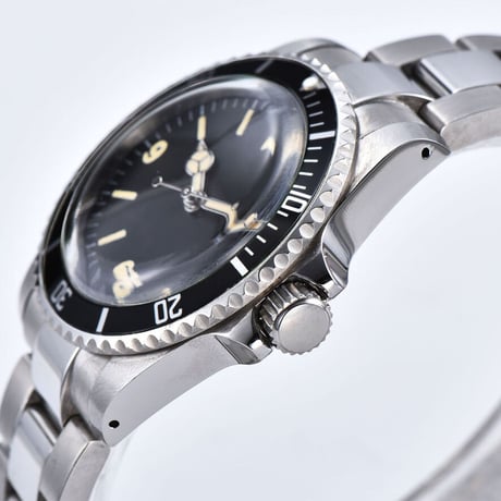 PARNIS メンズ自動巻き腕時計 サブマリーナー 39mm ヴィンテージ レトロ パーニス V17