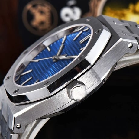 高性能ムーブメント・メンズ腕時計 41mm ロイヤルオーク 希少高級モデル ノーロゴ PARNIS パーニス AP72