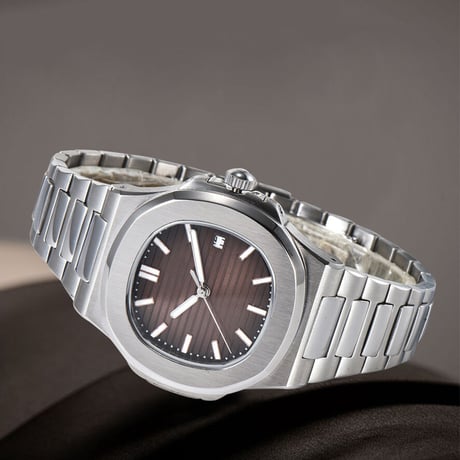 高品質ムーブメント・メンズ自動巻き腕時計 ノーチラス 40mm 希少高級ブランド PARNIS パーニス PP89