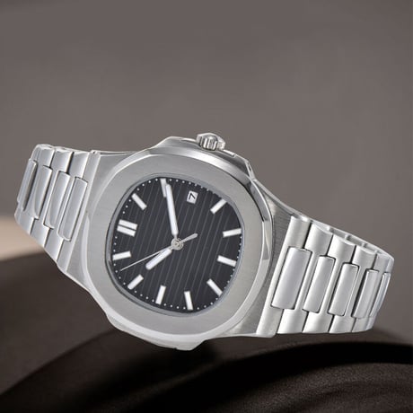 高品質ムーブメント・メンズ自動巻き腕時計 ノーチラス 40mm 希少高級ブランド PARNIS パーニス PP91