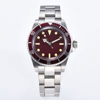 PARNIS メンズ自動巻き腕時計 サブマリーナー 39mm ヴィンテージ レトロ パーニス V14