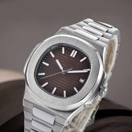 高品質ムーブメント・メンズ自動巻き腕時計 ノーチラス 40mm 希少高級ブランド PARNIS パーニス PP89