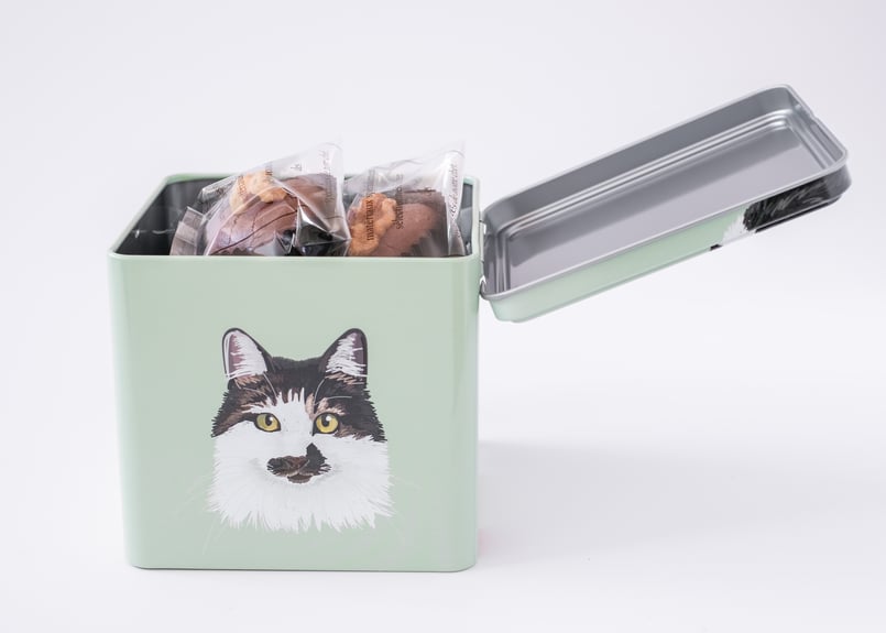 保護猫支援】焼きチョコ缶 | パティスリーアンフルール