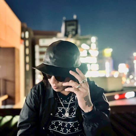 3dot F leather Hat DAZZLE SUGAR
