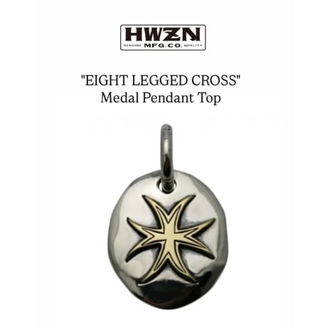 "THUNDER" Hook Chain ＋"EIGHT LEGGED CROSS" Medal Pendant Top