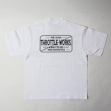 TRWS BOX LOGO 7.1oz Ragged T-Shirt