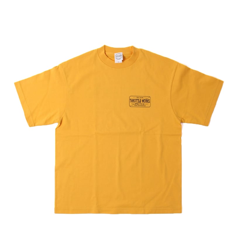 TRWS BOX LOGO 7.1oz Ragged T-Shirt | ThrottleWorks