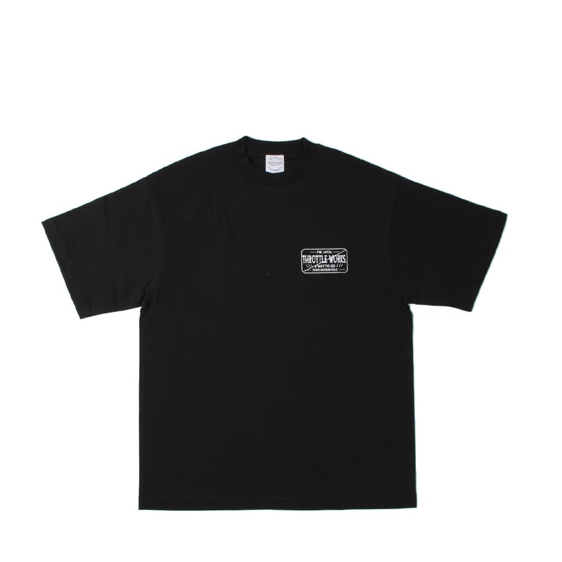 Golfickers ゴルフィッカーズ BOXシルエット Tシャツ ブラック Golfickers ゴルフィッカーズ BOXシルエット Tシャツ ブラック