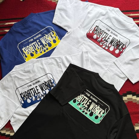 TRWS BOXLOGO FLAMES TEE