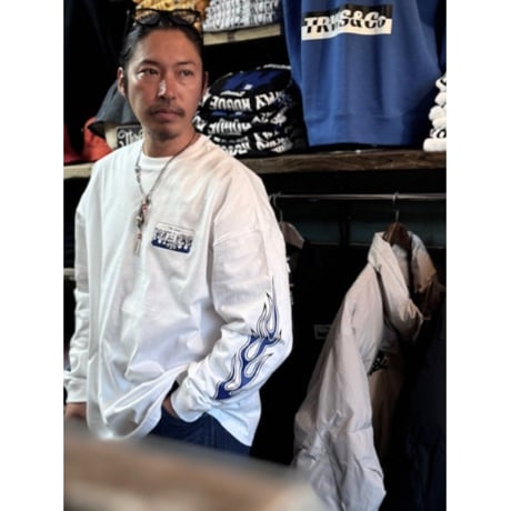 TRWS NEW COLOR FLAMES BOXLOGO L/S