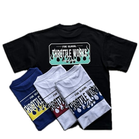 TRWS BOXLOGO FLAMES TEE