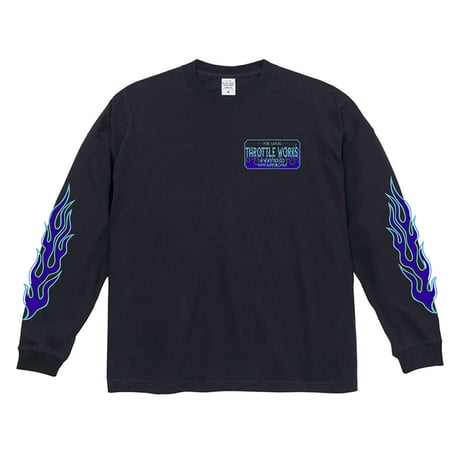 TRWS FLAMES BOXLOGO L/S