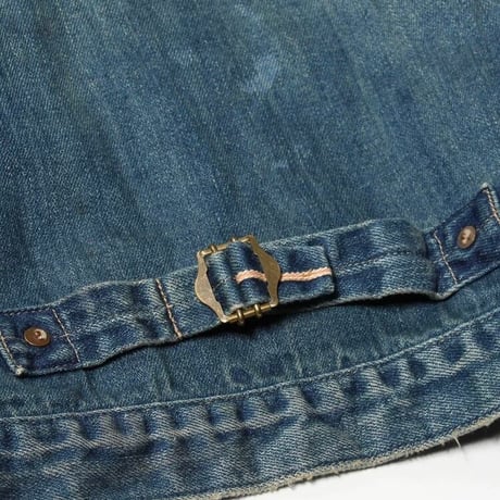 12.5oz SALLY FOX SELVEDGE 1st DENIM JACKET AGING