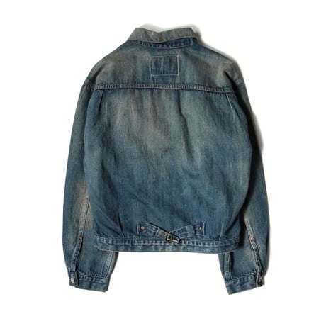 12.5oz SALLY FOX SELVEDGE 1st DENIM JACKET AGING