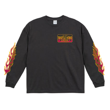 TRWS FLAMES BOXLOGO L/S
