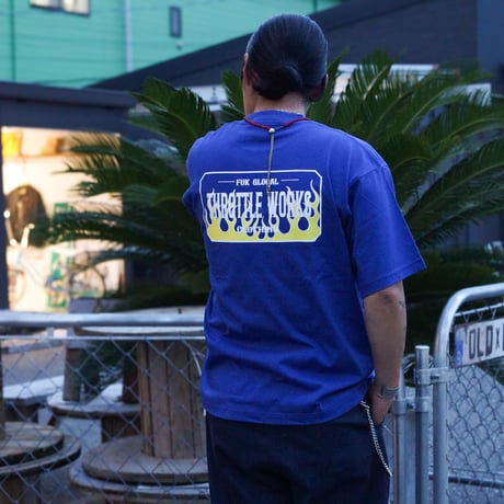 TRWS BOXLOGO FLAMES TEE