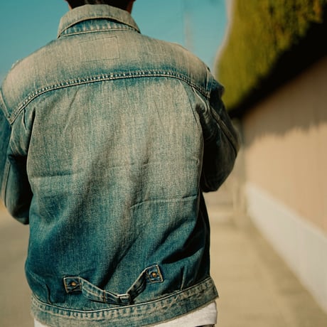 12.5oz SALLY FOX SELVEDGE 1st DENIM JACKET AGING