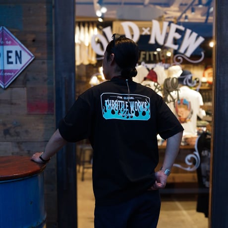 TRWS BOXLOGO FLAMES TEE