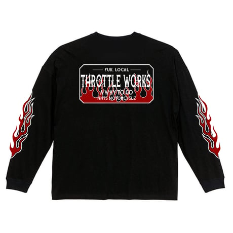 TRWS FLAMES BOXLOGO L/S