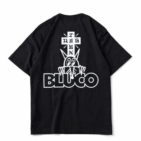 (MOONEYES x DOGTOWN x BLUCO) ポケットTシャツ - Logo-
