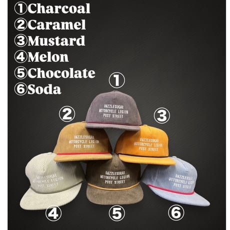 Corduroy Snapback Cap DAZZLE SUGAR