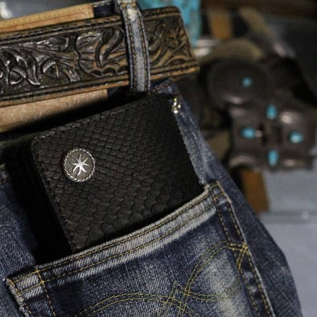 HWZN.MFG.CO. Diamond Python Wallet (long)