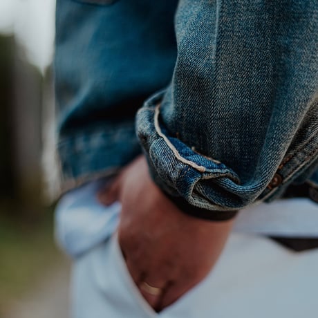 12.5oz SALLY FOX SELVEDGE 1st DENIM JACKET AGING