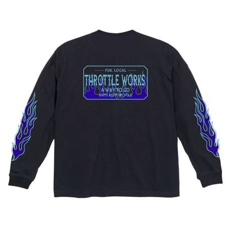 TRWS FLAMES BOXLOGO L/S