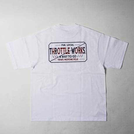 TRWS BOX LOGO 7.1oz Ragged T-Shirt