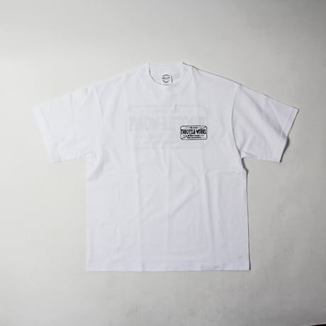 TRWS BOX LOGO 7.1oz Ragged T-Shirt