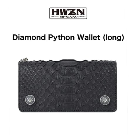 HWZN.MFG.CO. Diamond Python Wallet (long)