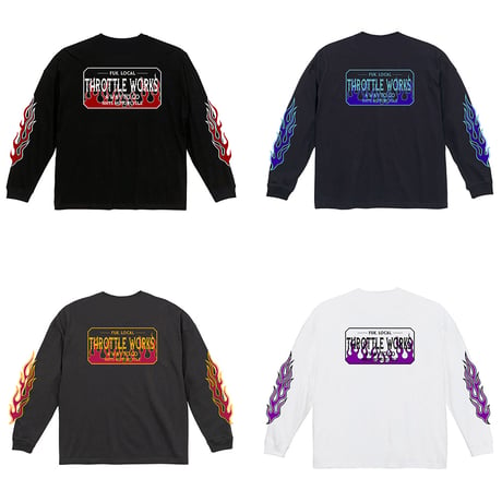 TRWS FLAMES BOXLOGO L/S