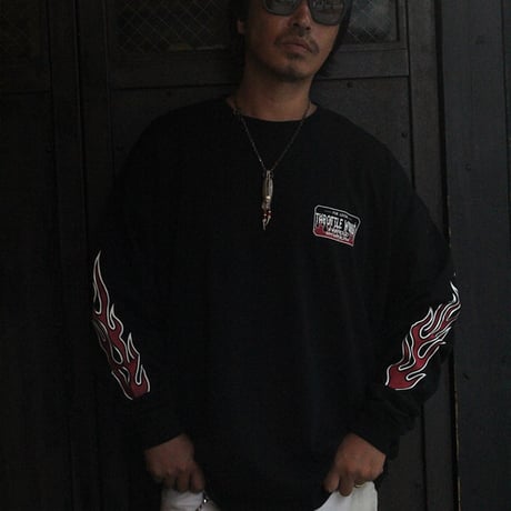 TRWS FLAMES BOXLOGO L/S