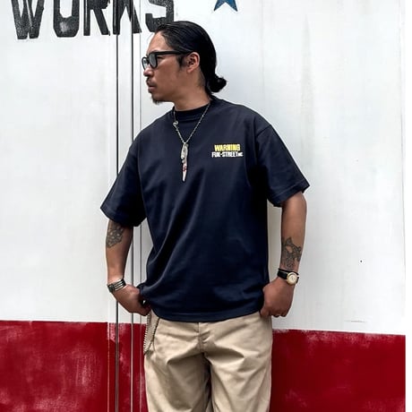 NEW COLOR TRWS STREET MC TEE （NAVY)