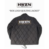 ハウゼンブロス　キルティングジャケット HWZN BROSS/ハウゼンブロス】2025SS「Box Logo Quilting Jacket