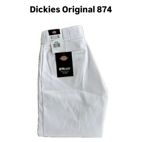 W36 ディッキーズ 874 ホワイト 白 デッドストック ダブルニー USA Dickies White Painter Pants W36 DEAD STOCK ディッキーズ 白
