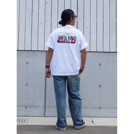 TRWS BOXLOGO FLAMES TEE
