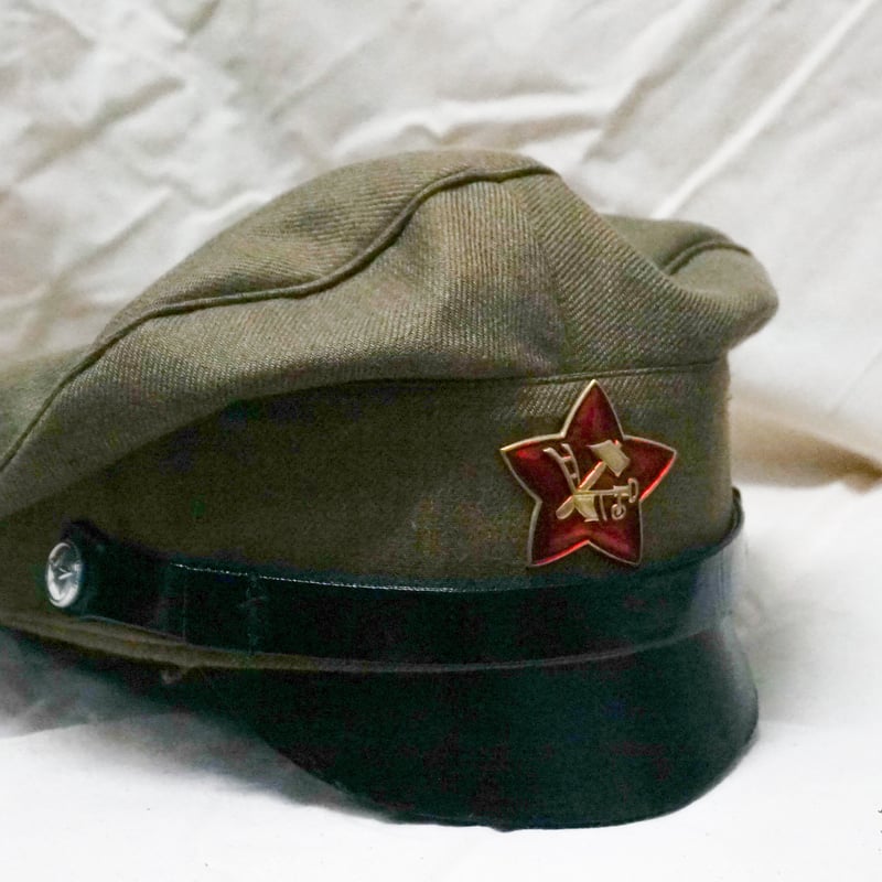 オーダーメイド)ソ連赤軍 ロシア内戦時期の陸軍軍帽（緑） | 止水工坊