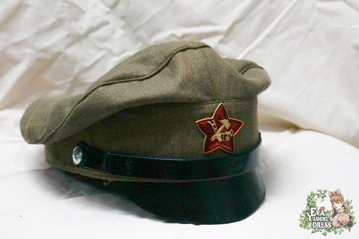 オーダーメイド)ソ連赤軍 ロシア内戦時期の陸軍軍帽（緑） | 止水工坊