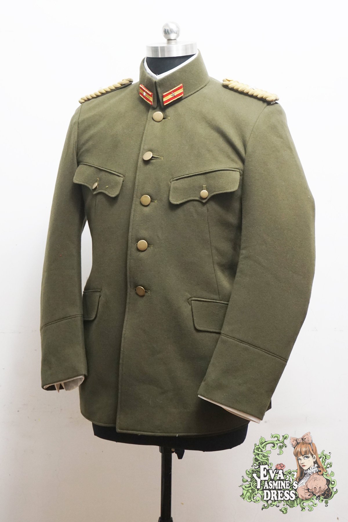 日本陸軍　将校用綿服　昭和13年制式　九八式　精巧複製 日本陸軍 将校用綿服 昭和13年制式 九八式 精巧複製