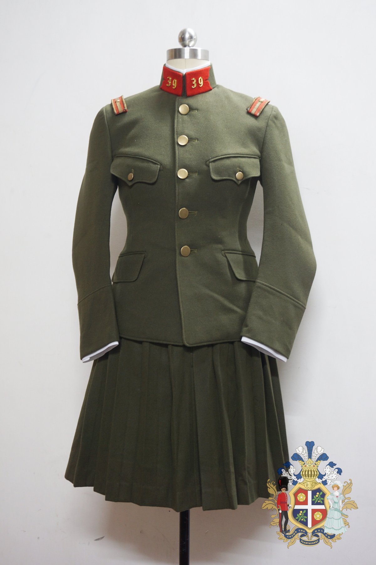 1960年代　米空軍　女性将校制服セット 中古制服】鳥取県 国立米子工業高等専門学校 女子制服 5点