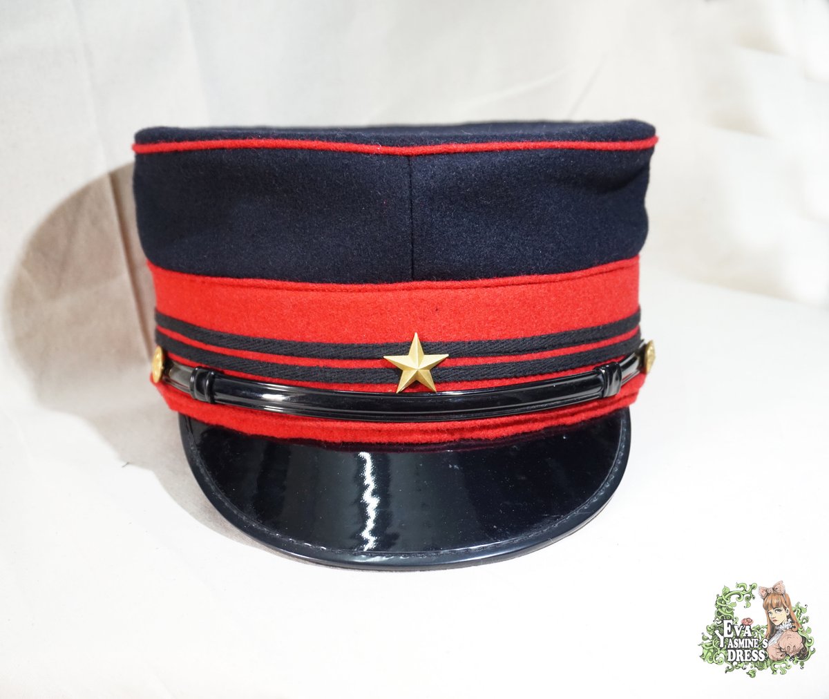 オーダーメイド)日本帝国陸軍 明治19年式近衛将校軍帽 | 止水工坊